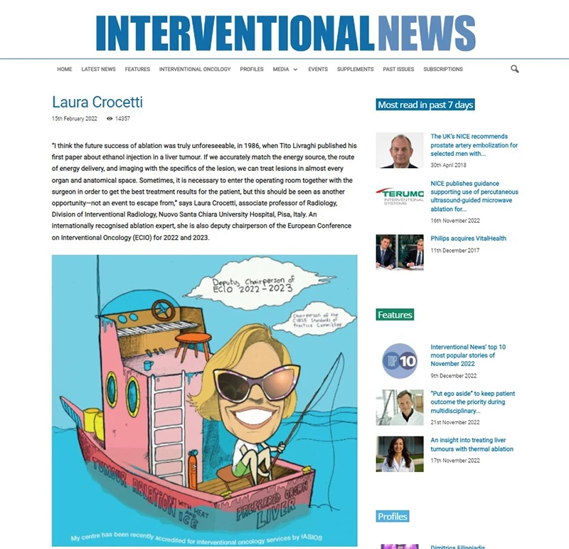 Laura Crocetti interview with Interventional News