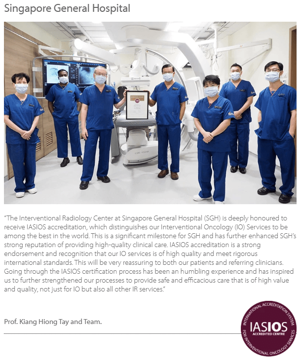 Singapore General Hospital Testimonial